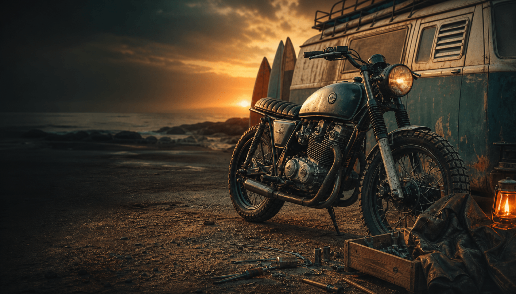 世界カスタム便り 創刊:ビアリッツの砂浜で確信した「バイクは文化だ」