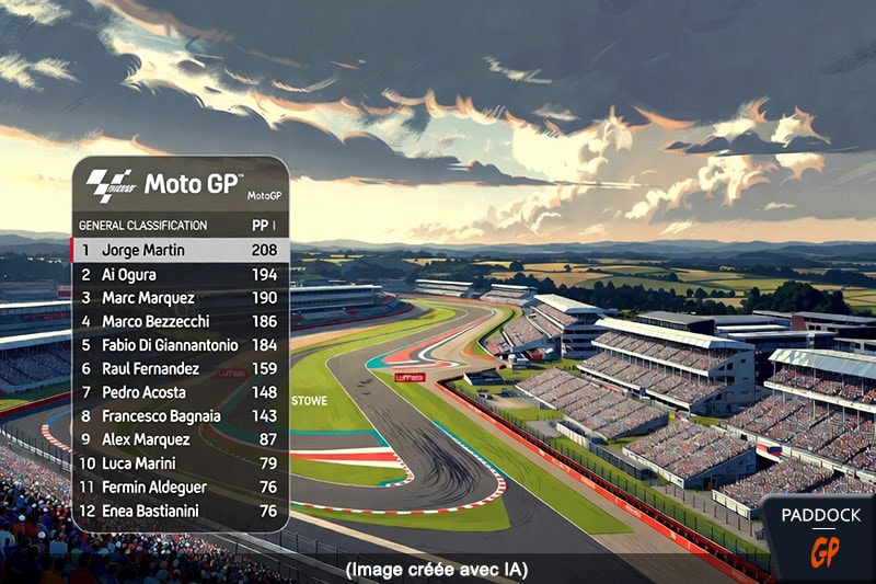 MotoGP英国GPプレビュー、5人が24点差の混戦でシルバーストンへ