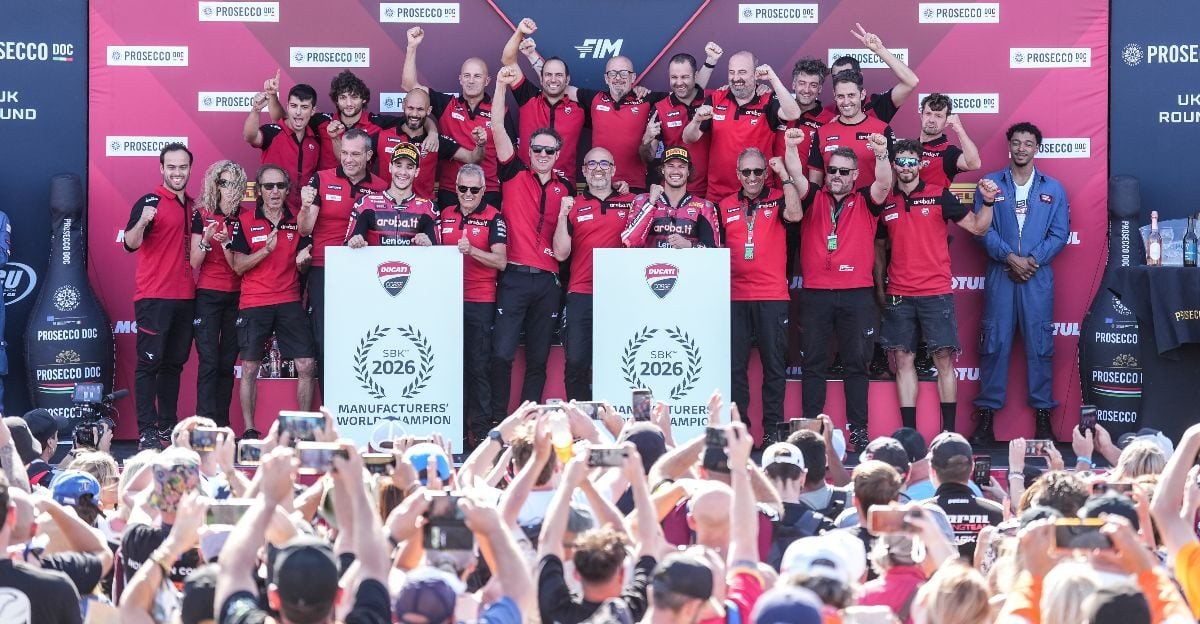 Ducati Claims WorldSBK Manufacturers' Title in Its 100th Anniversary Year