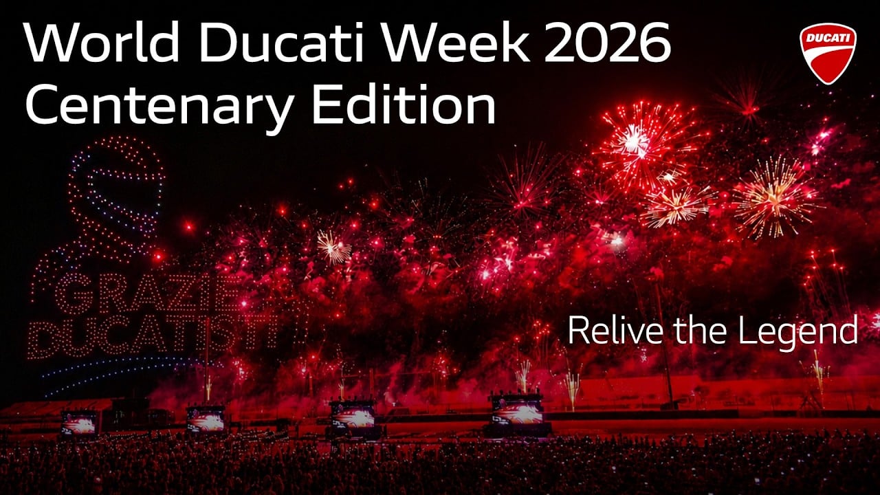 ドゥカティ100周年「World Ducati Week 2026」公式ムービー公開