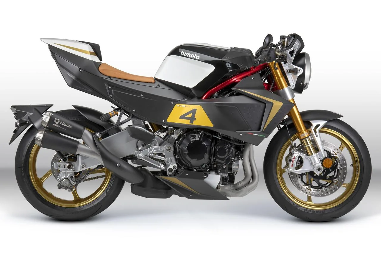 Bimota KB4RC Revisited: 142 PS, a 1,390 mm Wheelbase and Italian-Japanese Engineering