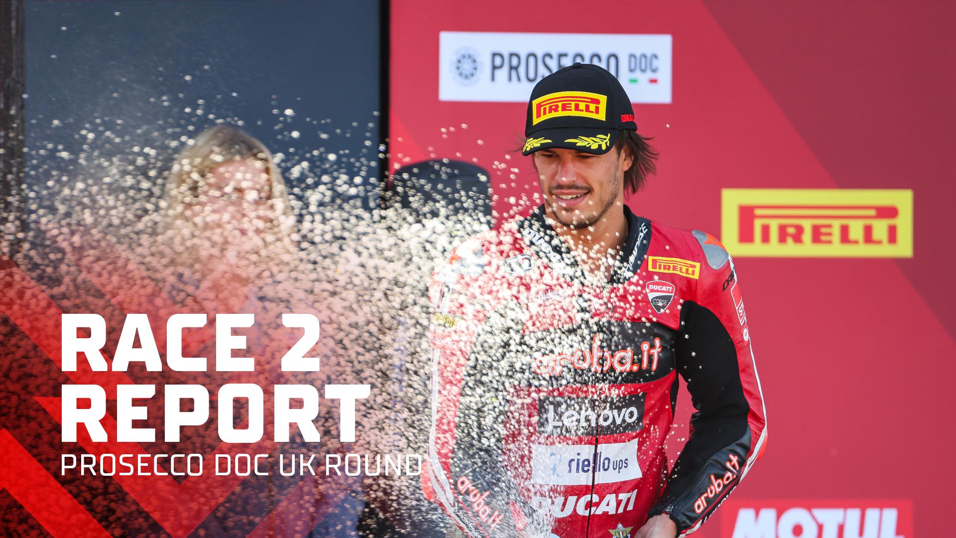 Ducati Clinches Earliest WorldSBK Manufacturers' Title Since 2003 as Bulega Sweeps Sunday at Donington