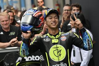 【MotoGP】小椋藍がオランダGPで最高峰初優勝 日本人22年ぶりの勝利