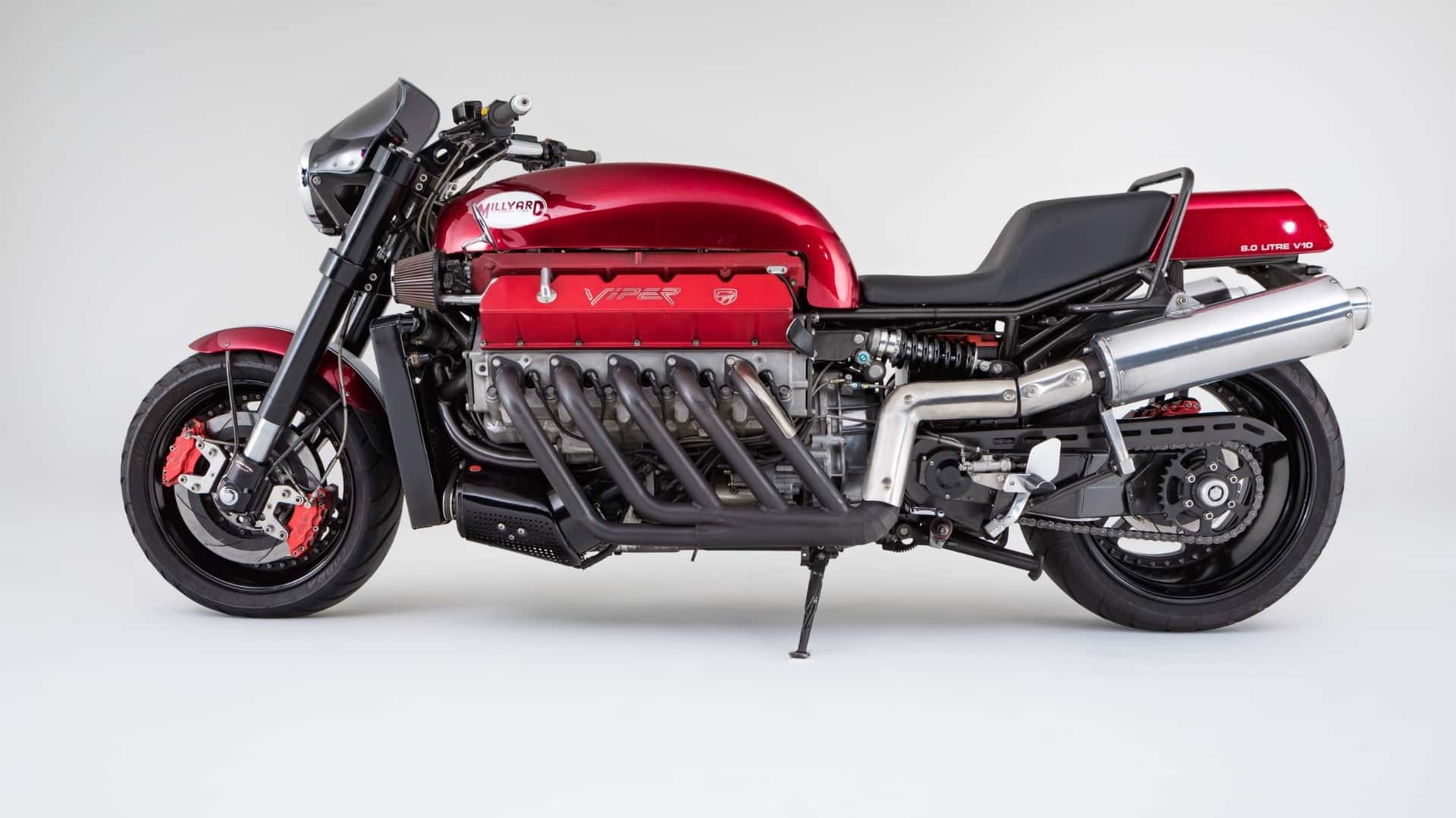 アレン・ミルヤードのViper V10バイク、英オークションで落札 8.0L・約500馬力の怪物