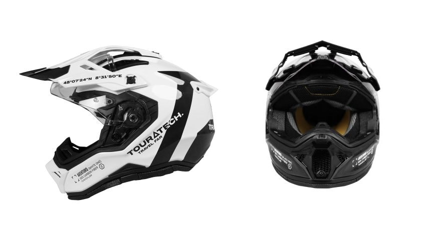 Touratech's New Aventuro Gravel Carbon Helmet Weighs Under 1,500g