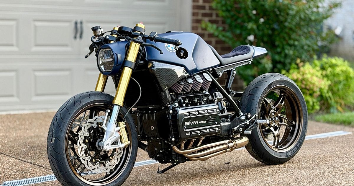 First-Time Builder Transforms BMW K1100 with S1000RR Front End