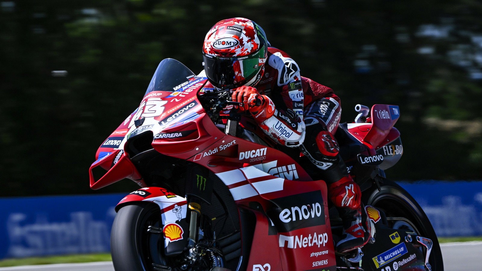 MotoGP Round 9 Brno Sprint: Bagnaia Takes First Win of the Season in 0.241-Second Thriller