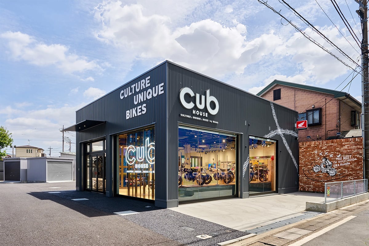 ホンダ『Cub HOUSE』日本第一号店がオープン、原付二種を「楽しむ文化」として提案