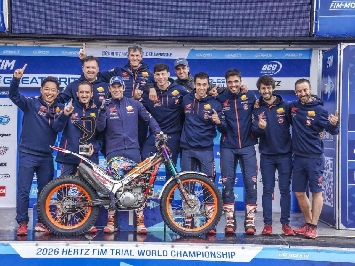 Toni Bou Wins Both Wet TrialGP Races on the British Round's Opening Day