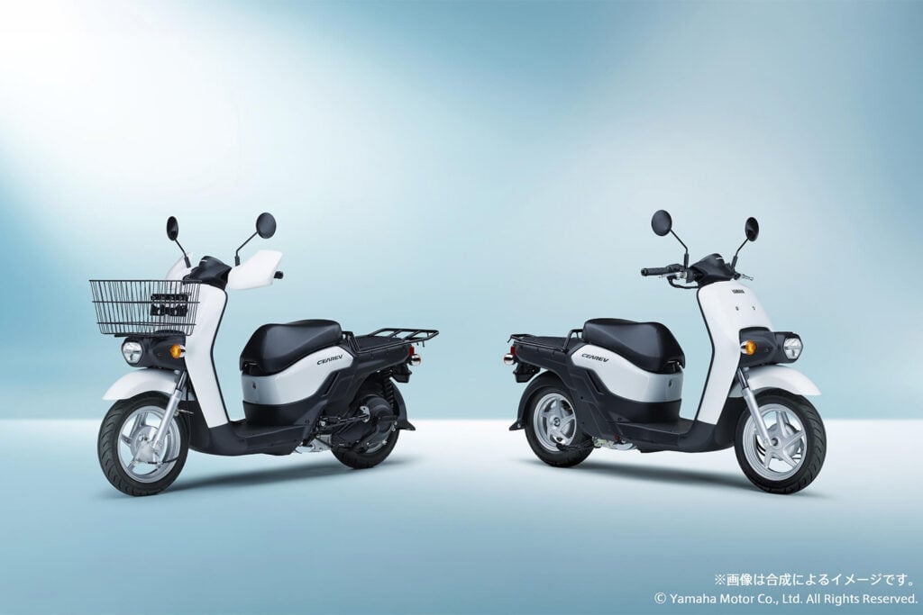 ヤマハが交換式バッテリーの業務用電動スクーター「GEAREV」を日本で発売、新聞配達向け仕様も