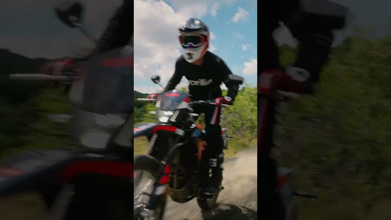【動画】アプリリア『RX 125』公式PV、41mm倒立フォークとブロックタイヤで本格オフを125に