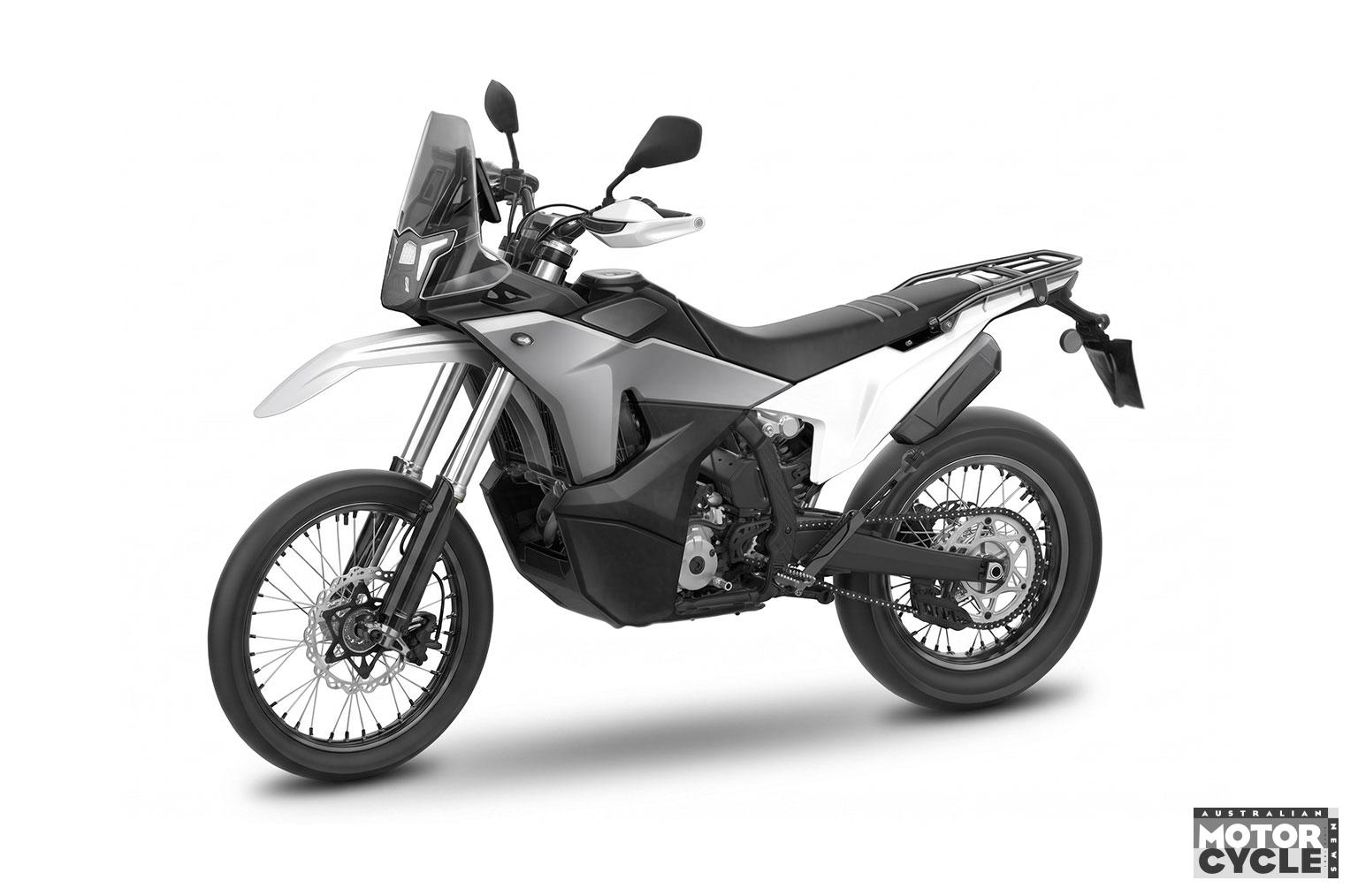 中国Kove、350ccクラスの新型ラリーモデル「350 Rally」が特許図面で発覚
