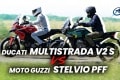 モトグッツィ「Stelvio」対ドゥカティ「Multistrada V2 S」 二つの流儀を比較する伊トレイル対決
