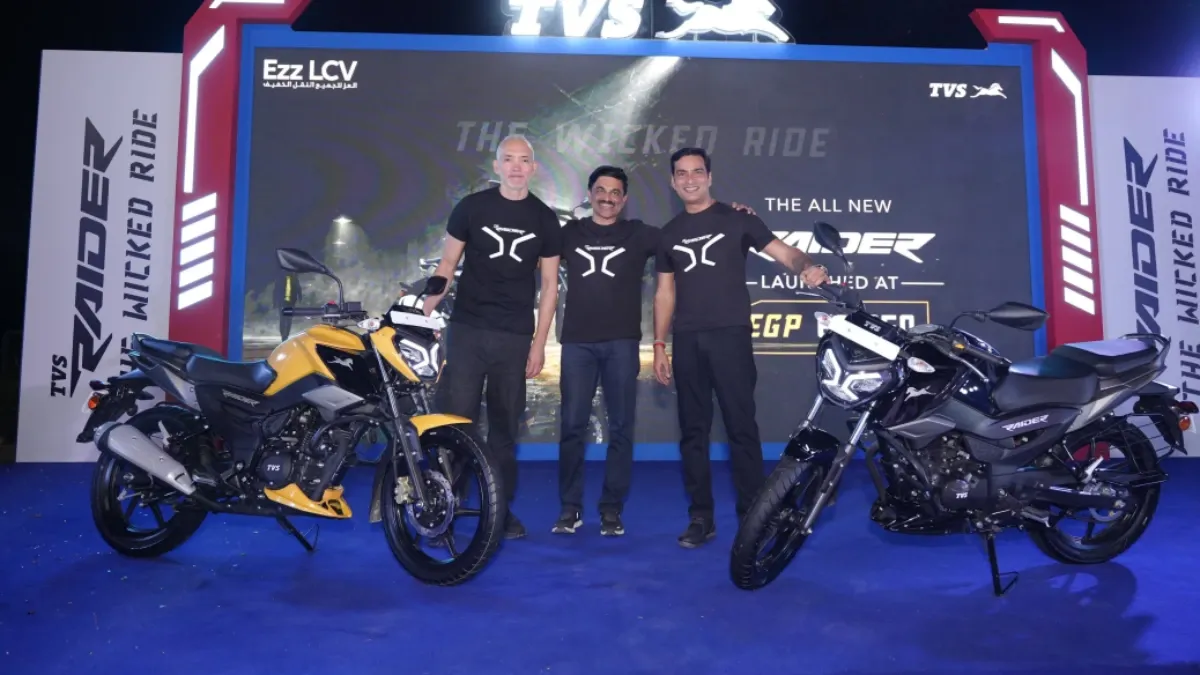 TVS Motor Launches Raider in Egypt, Steps Up North Africa Push