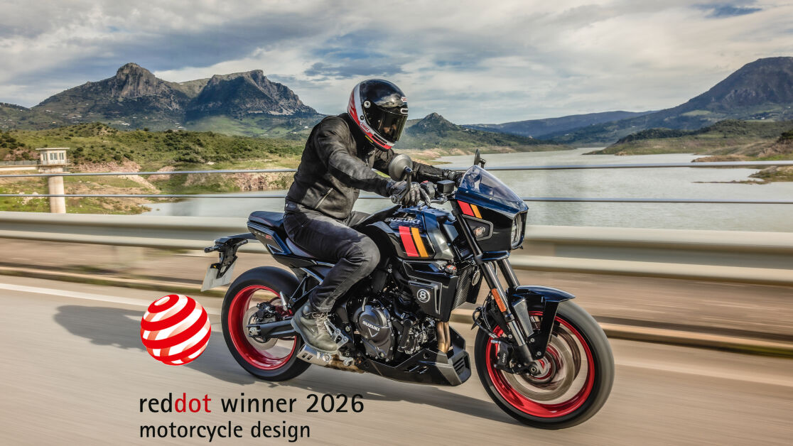 Suzuki「GSX-8TT」、エッセンのRed Dot博物館で1年間展示