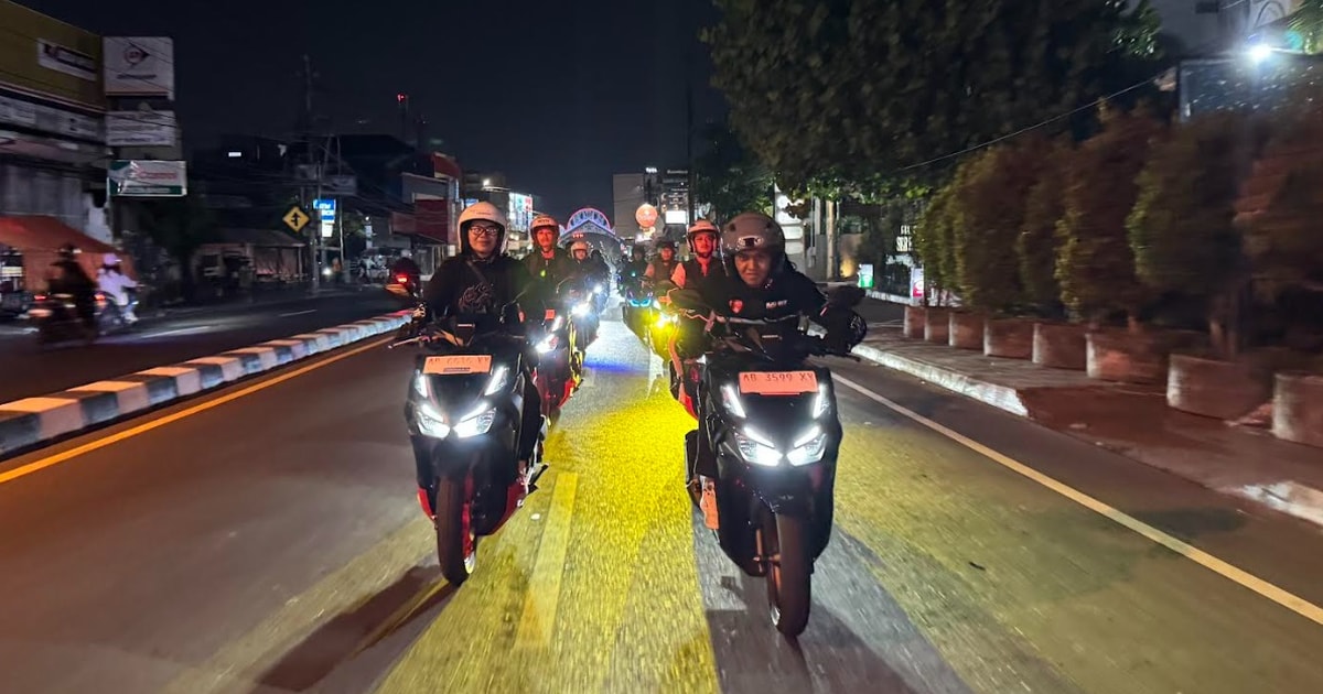 アストラモーター、ホンダ・ヴァリオEvo160の夜間試乗会をジョグジャカルタで開催
